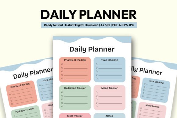 Download Daily Planner Printable A4, Minimal - Daily planner printable Collection