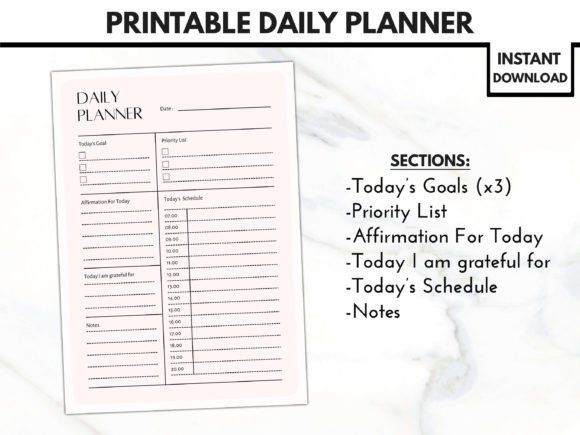Download Daily Planner Printable - Daily planner printable Collection