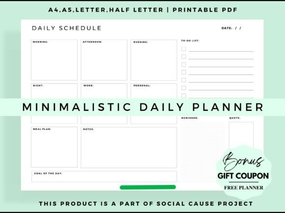 Download Landscape Daily Planner Printable, Daily - Daily planner printable Collection